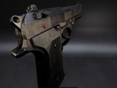 Modern AAA Pistol Pack Game Ready PBR