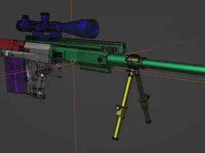 GM6 Lynx Low-poly 3D model