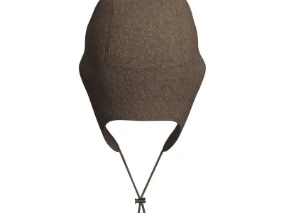 Wool Blend Hat 3D model