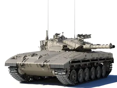 Merkava Mk-2 3D model
