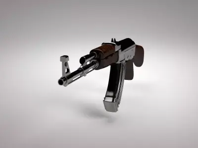 AK47AK47AK47 rifle 3D model