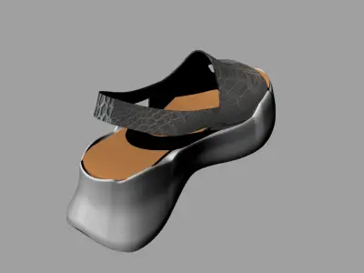 sandal girls 3D model