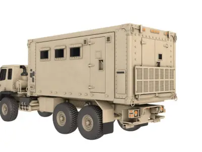 M1087 Expansible Van Truck 3D model