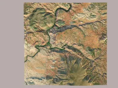 Small Canyon 3D model