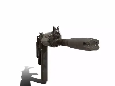 SA 58 BEL Low-poly 3D model