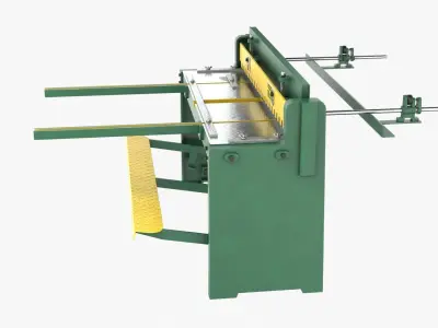 Sheet Metal Shear Low-poly 3D model