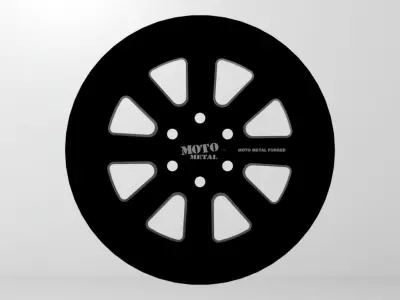 Forged rim Moto Metal-MO402 3D model