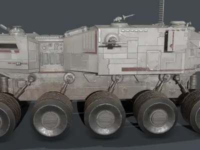 Star Wars - Juggernaut HAVw Low-poly 3D model
