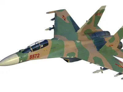 Su-30 3D model purchase
