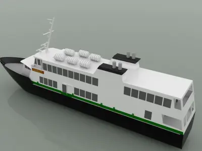 MV Skagit 3D model