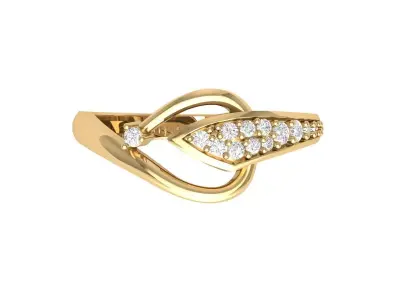 Wedding Ring 3D print model 82