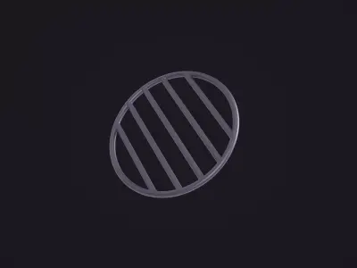 Round Grate 3D model