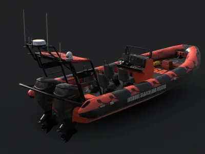 ISAR Rhib Low-poly 3D model