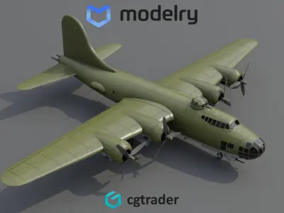 Tactical Bomber 3D model purchase