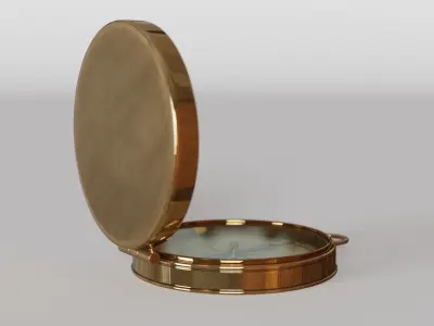 Old Compass 3d Model 3D model