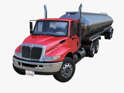 Gameready semitrucks collection 3D Model Pack