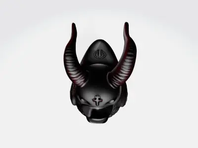 Duck evil 3d model Low-poly 3D model