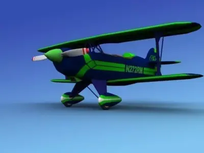 Pitts Special 3D model 8