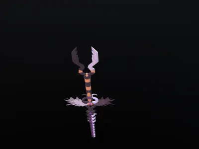 Fantastic Sword  free Free low-poly 3D model