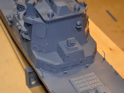 1 96 Arleigh Burke DDG RC Model Ship 3D print model
