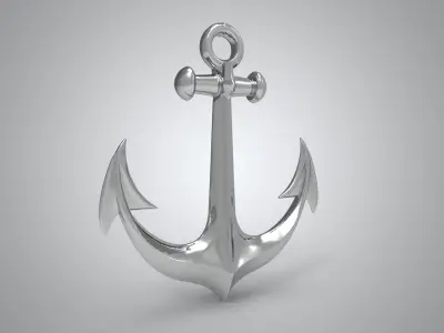 anchor 3D print model 2