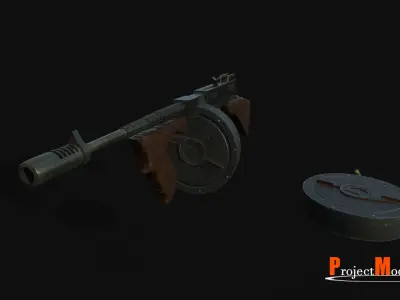 Thompson v1 LowRes Low-poly 3D model