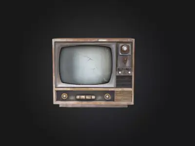 Vintage Static Low-poly 3D model