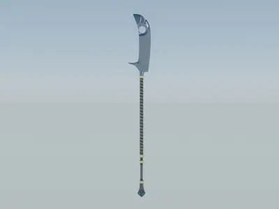 Glaive 32 Low-poly 3D model