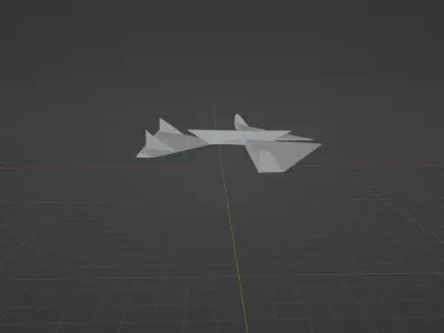 space ship aircraft 3D print model