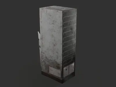 Electric Panelboard Low-poly 3D model