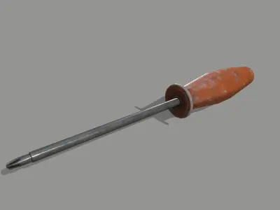 screwdriver Low-poly 3D model 35