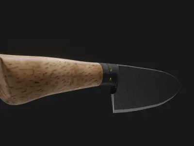 Chefs knife 3D model