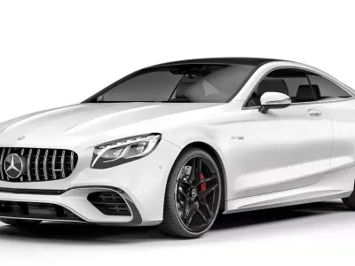 Mercedes-Benz S63 AMG Coupe 2018 3D model