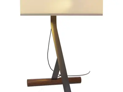 Chicago Industrial-Modern Table Lamp 3D model