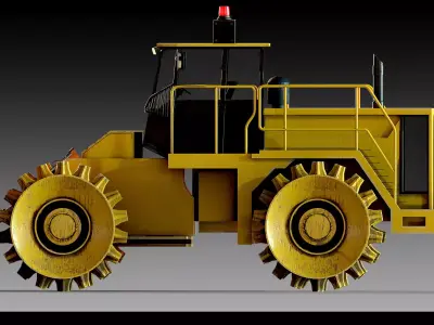 Heavy Machinery Collection Vol 01- Low-Poly 3D Model  Low-poly 3D model