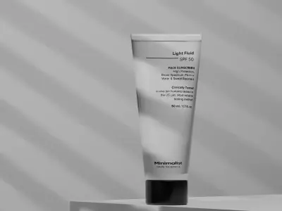 Cosmetic Tube Realistic 3D Model for Product Rendering Free 3D model