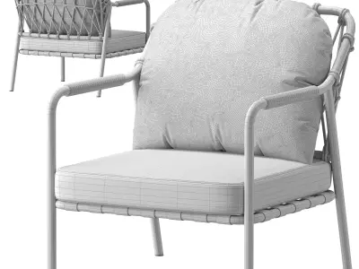 sette garden kuaz armchair 3D model