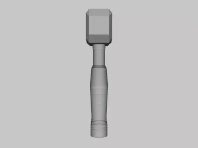 Hammer - Geometry Only No Textures No Materials 3D model buy