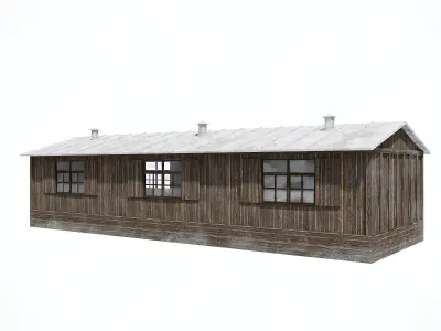 Military Watchtower Pack Low-poly 3D model Low-poly 3D model