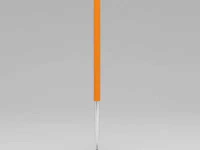 Garden hoe 3d model  3D model