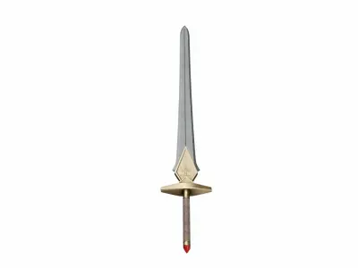 Longsword 3D model purchase