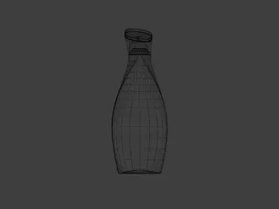Body Lotion bottle 3D model buy