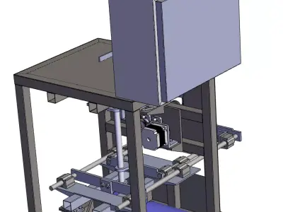 packaging machine 3D model