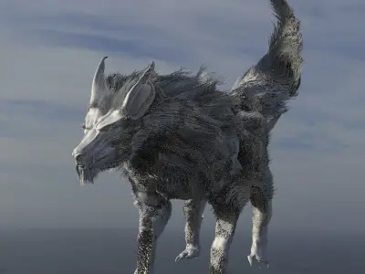 Wolf Prehistoric 3D model
