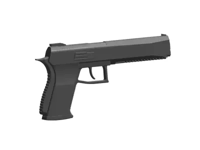 pistol 3D model 10