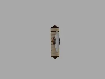 Grip Hunting Knife Low-poly 3D model