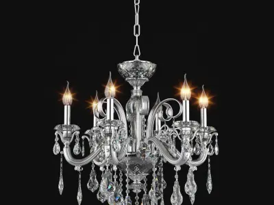  788 Lusso Silver Osgona Collection of Lamps 