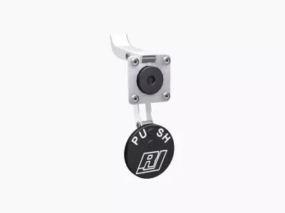 Quartermax RJ window latch Low-poly 3D model