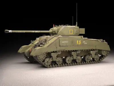 Sherman Firefly  3D model