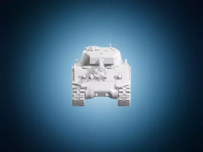Historical Military Tank Model 3D print model